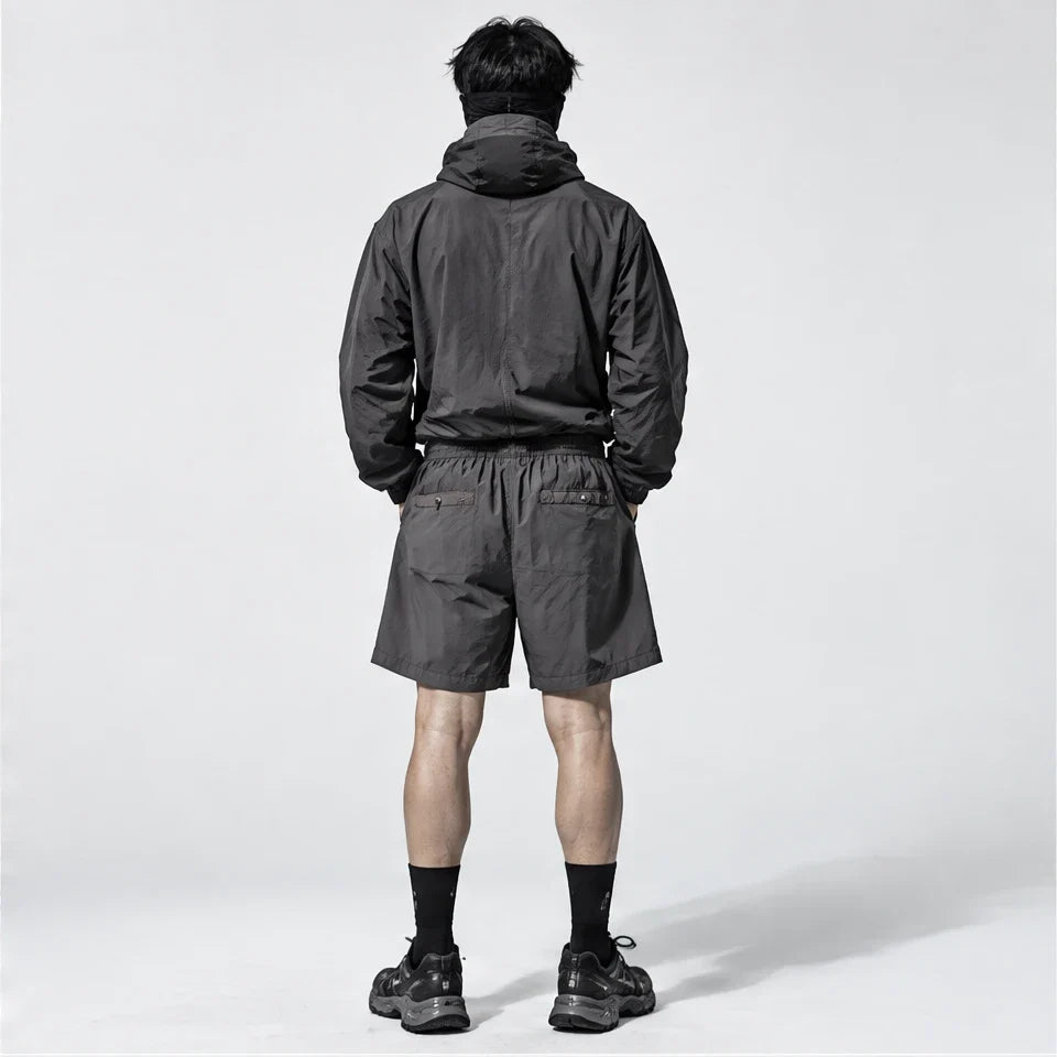 Toft - Unisex Water-Repellent & Quick-Dry Colour-Block Hiking Trousers - Dark Grey