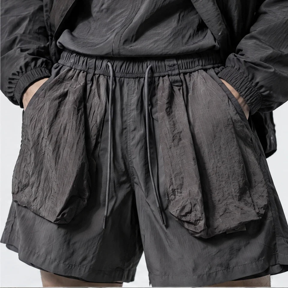 Toft - Unisex Water-Repellent & Quick-Dry Colour-Block Hiking Trousers - Dark Grey