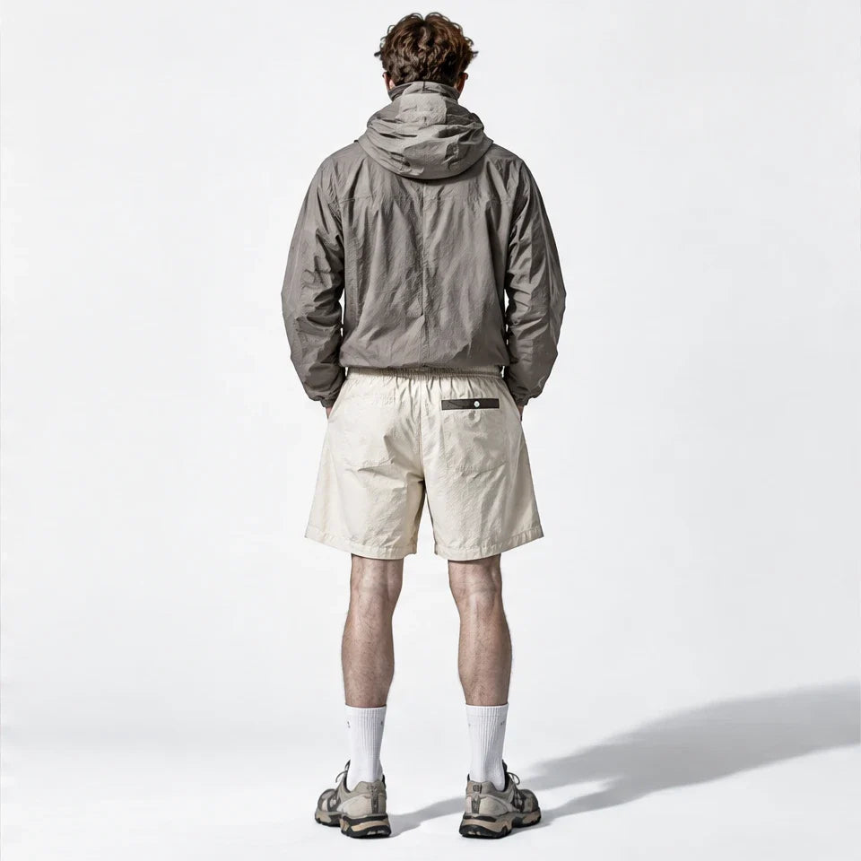 Toft - Unisex Water-Repellent & Quick-Dry Colour-Block Hiking Trousers - Light Grey