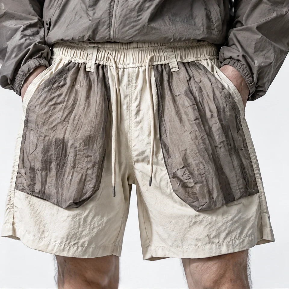 Toft - Unisex Water-Repellent & Quick-Dry Colour-Block Hiking Trousers - Light Grey