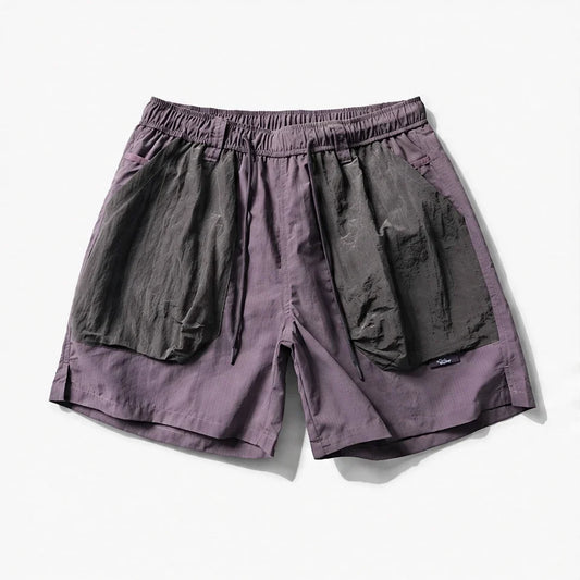 Toft - Unisex Water-Repellent & Quick-Dry Colour-Block Hiking Trousers - Purple