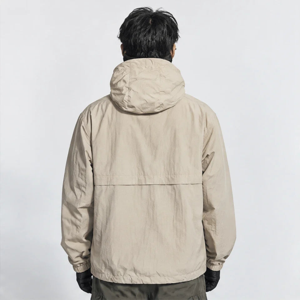 Weel - Unisex Water-Repellent & Windproof Pullover Lightweight Jacket - Khaki