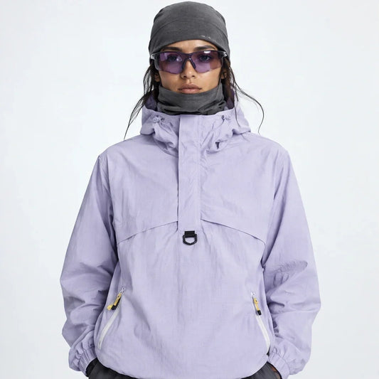 Weel - Unisex Water-Repellent & Windproof Pullover Lightweight Jacket - Purple