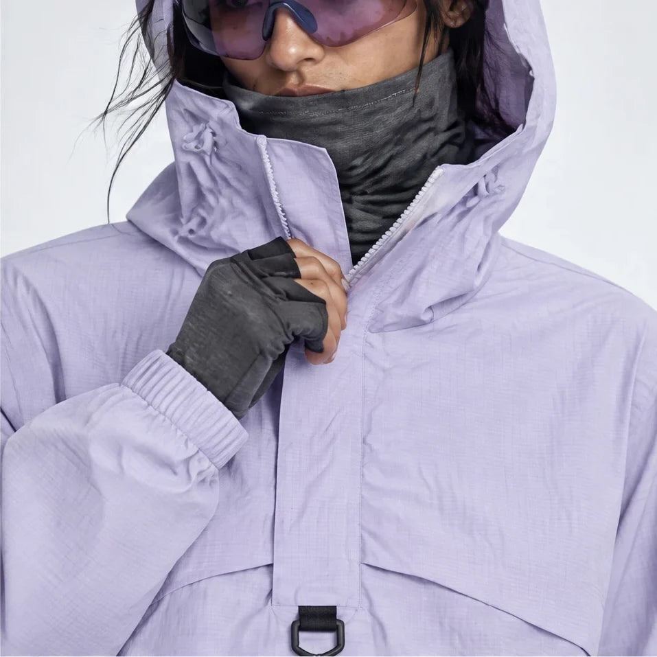Weel - Unisex Water-Repellent & Windproof Pullover Lightweight Jacket - Purple