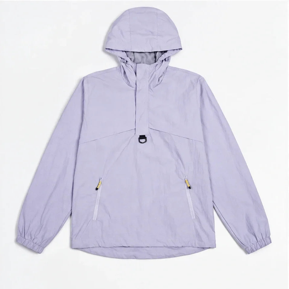 Weel - Unisex Water-Repellent & Windproof Pullover Lightweight Jacket - Purple