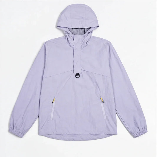 Weel - Unisex Water-Repellent & Windproof Pullover Lightweight Jacket - Purple