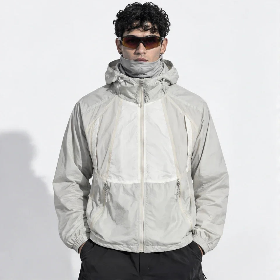 Dub - Unisex Water-Repellent & Windproof Lightweight Jacket - White