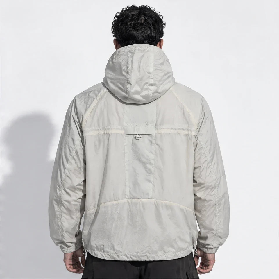 Dub - Unisex Water-Repellent & Windproof Lightweight Jacket - White