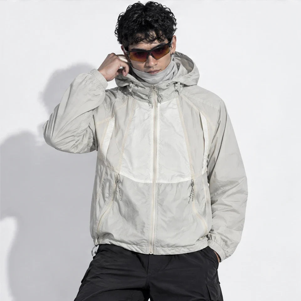Dub - Unisex Water-Repellent & Windproof Lightweight Jacket - White