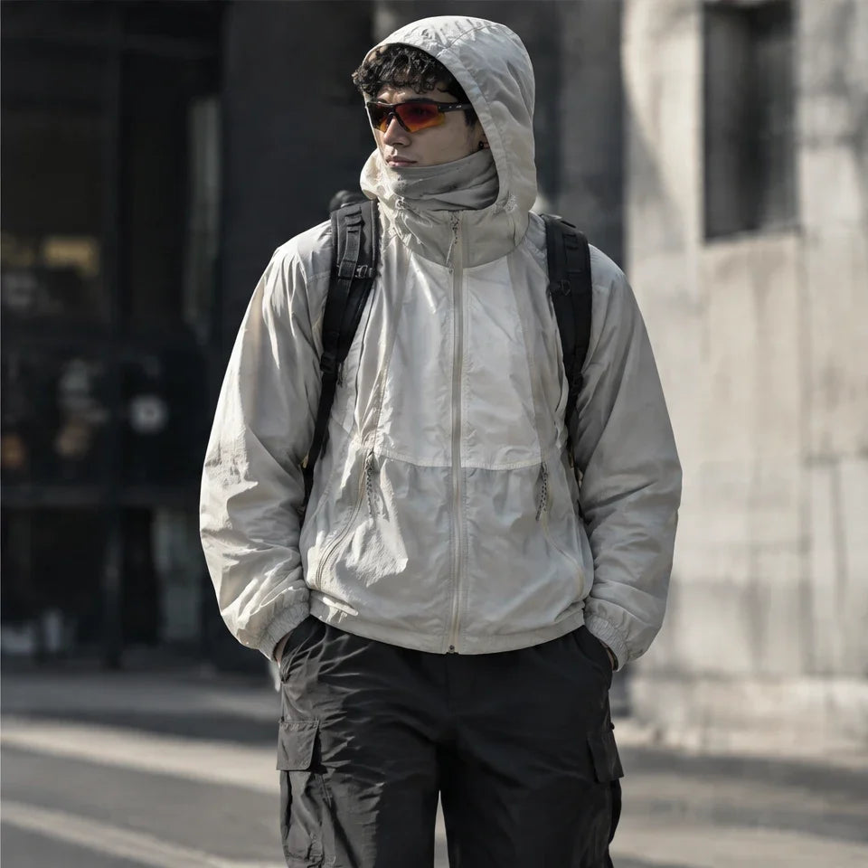 Dub - Unisex Water-Repellent & Windproof Lightweight Jacket - White