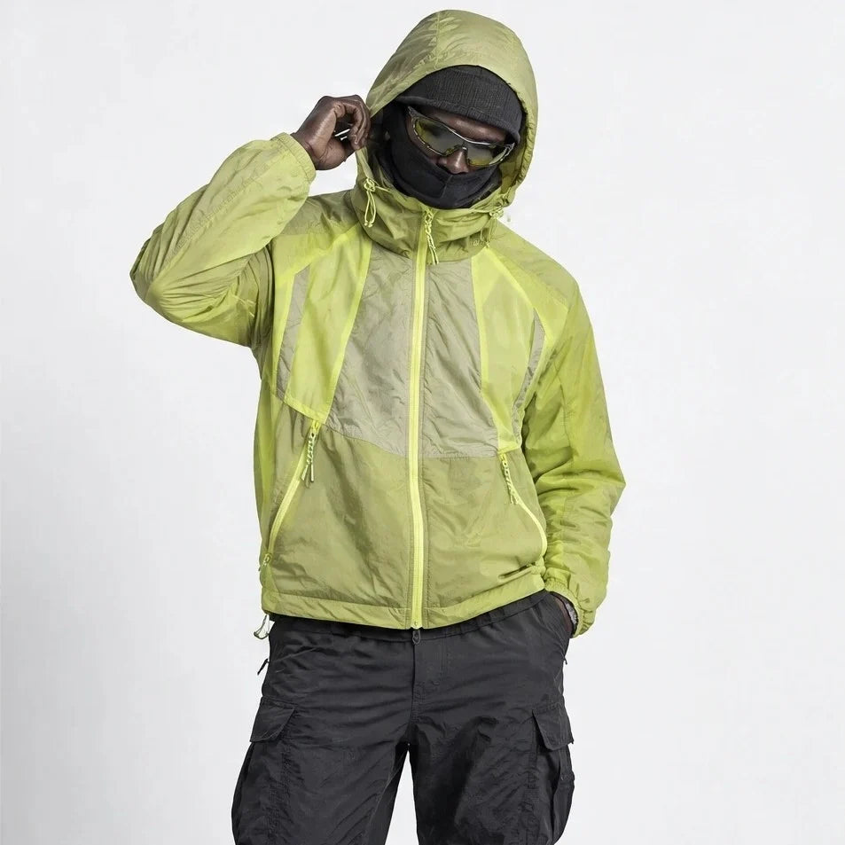 Dub - Unisex Water-Repellent & Windproof Lightweight Jacket - Yellow