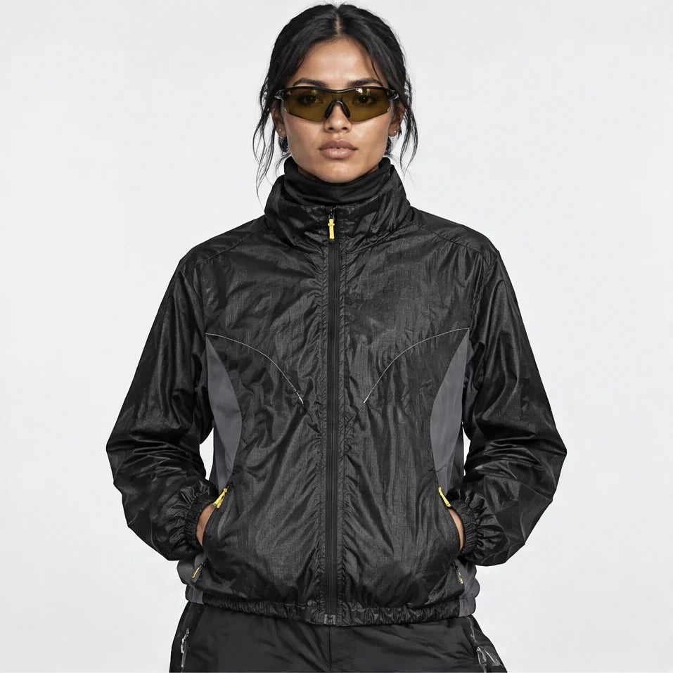 Galt - Unisex Water-Repellent & Windproof Wrinkle-Free Lightweight Jacket - Black