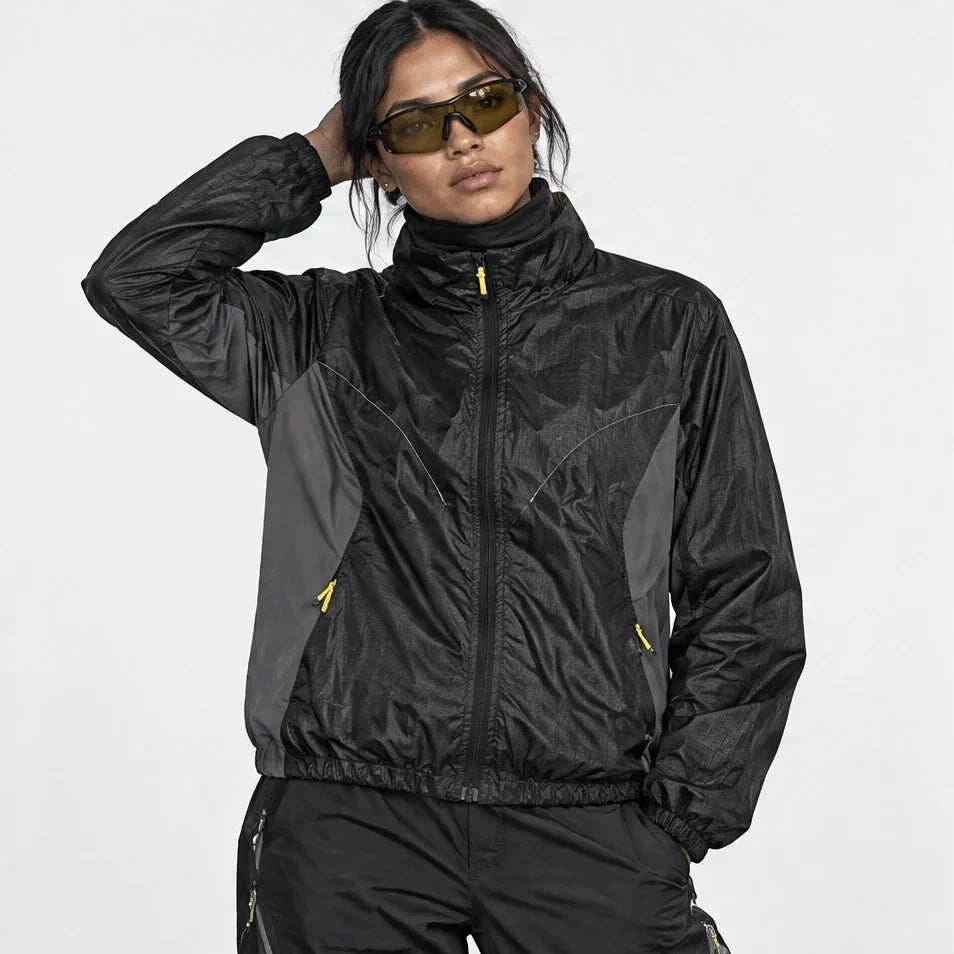 Galt - Unisex Water-Repellent & Windproof Wrinkle-Free Lightweight Jacket - Black