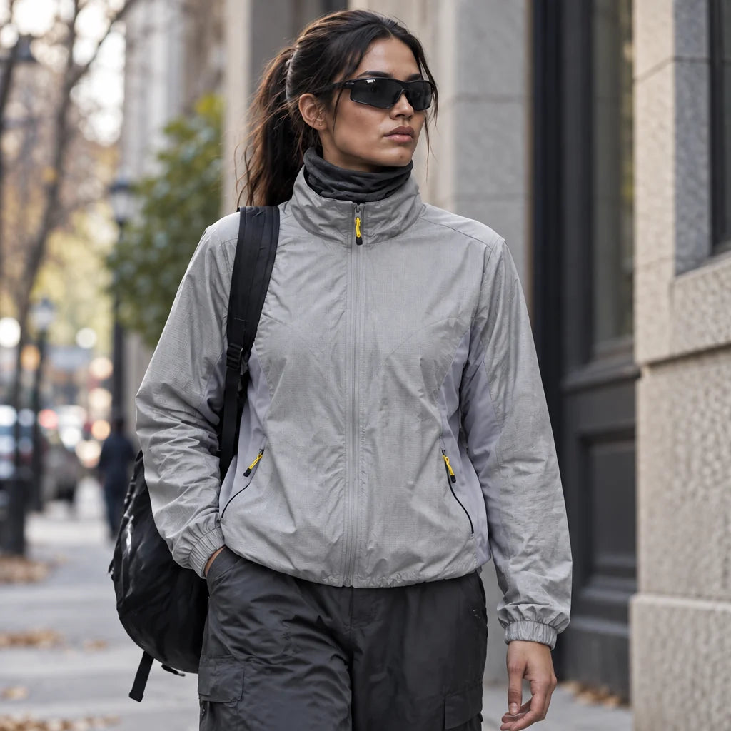 Galt - Unisex Water-Repellent & Windproof Wrinkle-Free Lightweight Jacket - Grey