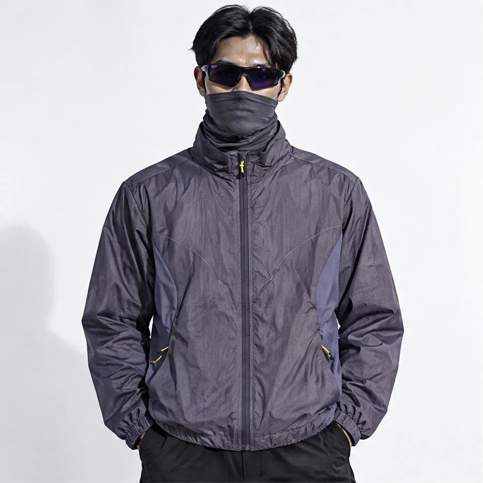 Galt - Unisex Water-Repellent & Windproof Wrinkle-Free Lightweight Jacket - Purple