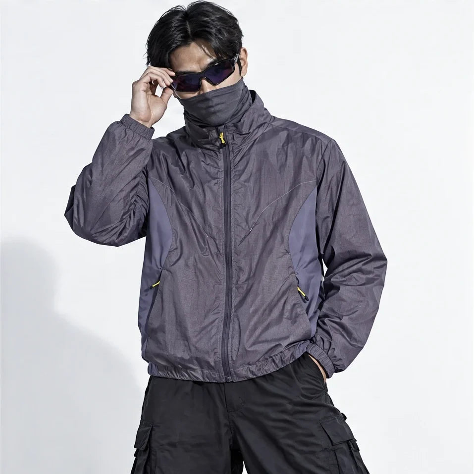 Galt - Unisex Water-Repellent & Windproof Wrinkle-Free Lightweight Jacket - Purple