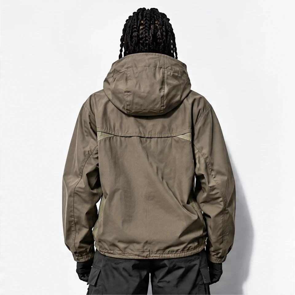 Brunt - Unisex Water-Repellent & Windproof Relaxed Fit Lightweight Jacket - Khaki