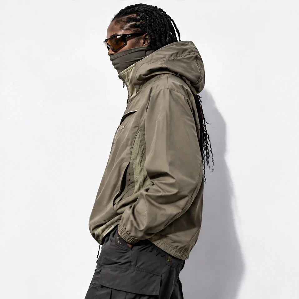 Brunt - Unisex Water-Repellent & Windproof Relaxed Fit Lightweight Jacket - Khaki