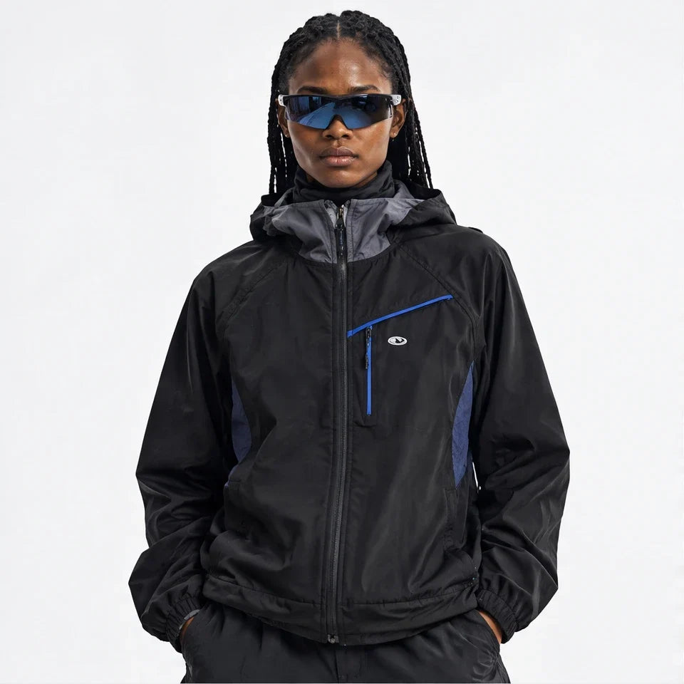 Brunt - Unisex Water-Repellent & Windproof Relaxed Fit Lightweight Jacket - Obsidian Black