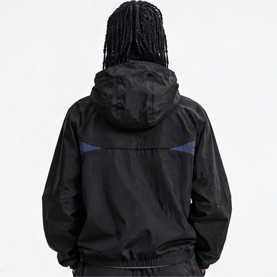 Brunt - Unisex Water-Repellent & Windproof Relaxed Fit Lightweight Jacket - Obsidian Black