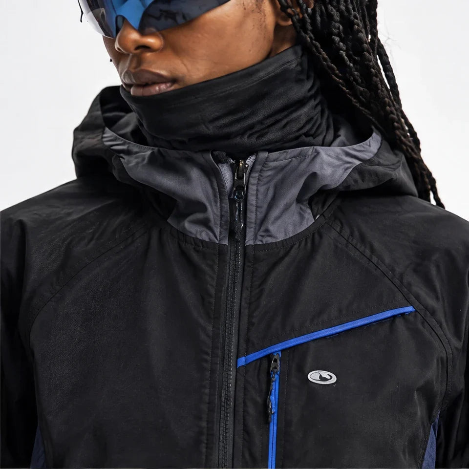 Brunt - Unisex Water-Repellent & Windproof Relaxed Fit Lightweight Jacket - Obsidian Black
