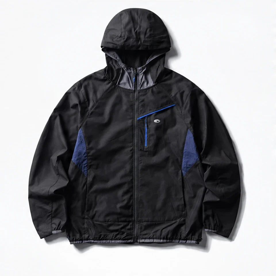 Brunt - Unisex Water-Repellent & Windproof Relaxed Fit Lightweight Jacket - Obsidian Black