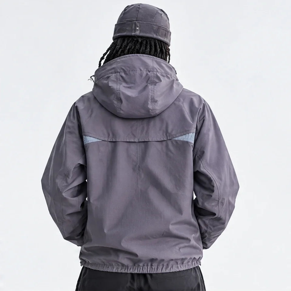 Brunt - Unisex Water-Repellent & Windproof Relaxed Fit Lightweight Jacket - Purple Smoke