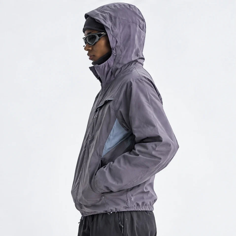 Brunt - Unisex Water-Repellent & Windproof Relaxed Fit Lightweight Jacket - Purple Smoke