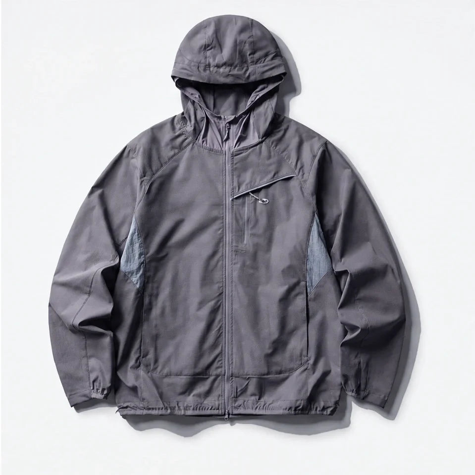 Brunt - Unisex Water-Repellent & Windproof Relaxed Fit Lightweight Jacket - Purple Smoke
