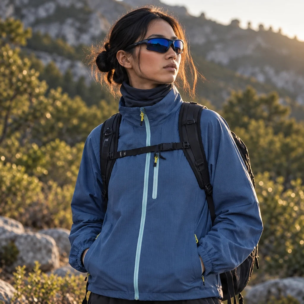 Squall - Unisex Water-Repellent & Windproof Stand-Collar Lightweight Jacket - Blue