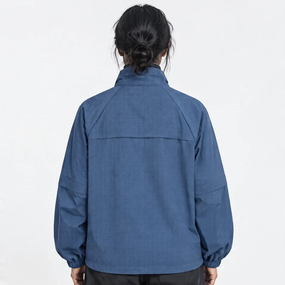 Squall - Unisex Water-Repellent & Windproof Stand-Collar Lightweight Jacket - Blue
