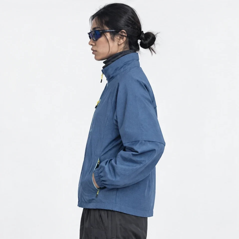 Squall - Unisex Water-Repellent & Windproof Stand-Collar Lightweight Jacket - Blue