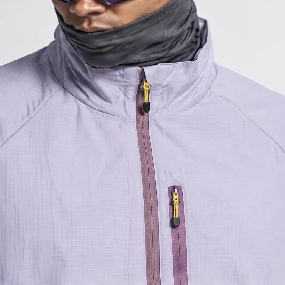 Squall - Unisex Water-Repellent & Windproof Stand-Collar Lightweight Jacket - Purple
