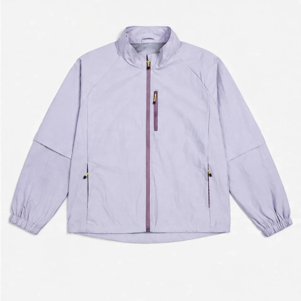 Squall - Unisex Water-Repellent & Windproof Stand-Collar Lightweight Jacket - Purple