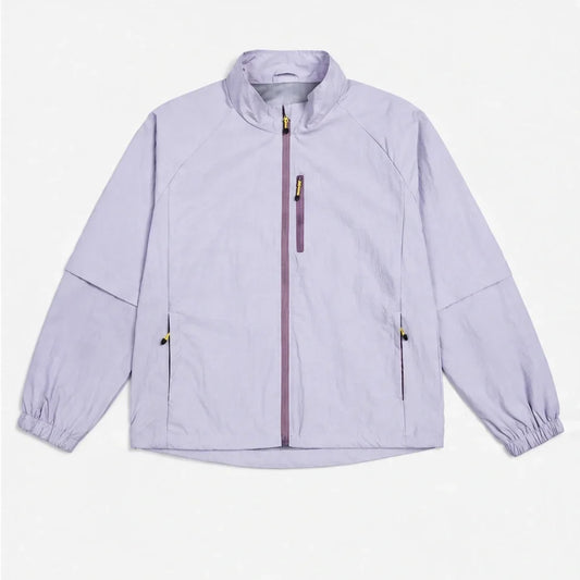 Squall - Unisex Water-Repellent & Windproof Stand-Collar Lightweight Jacket - Purple
