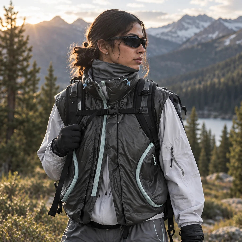 Blore - Unisex 90% White Duck Down Reversible& ColorShift Thermal Puffer Jacket - Green
