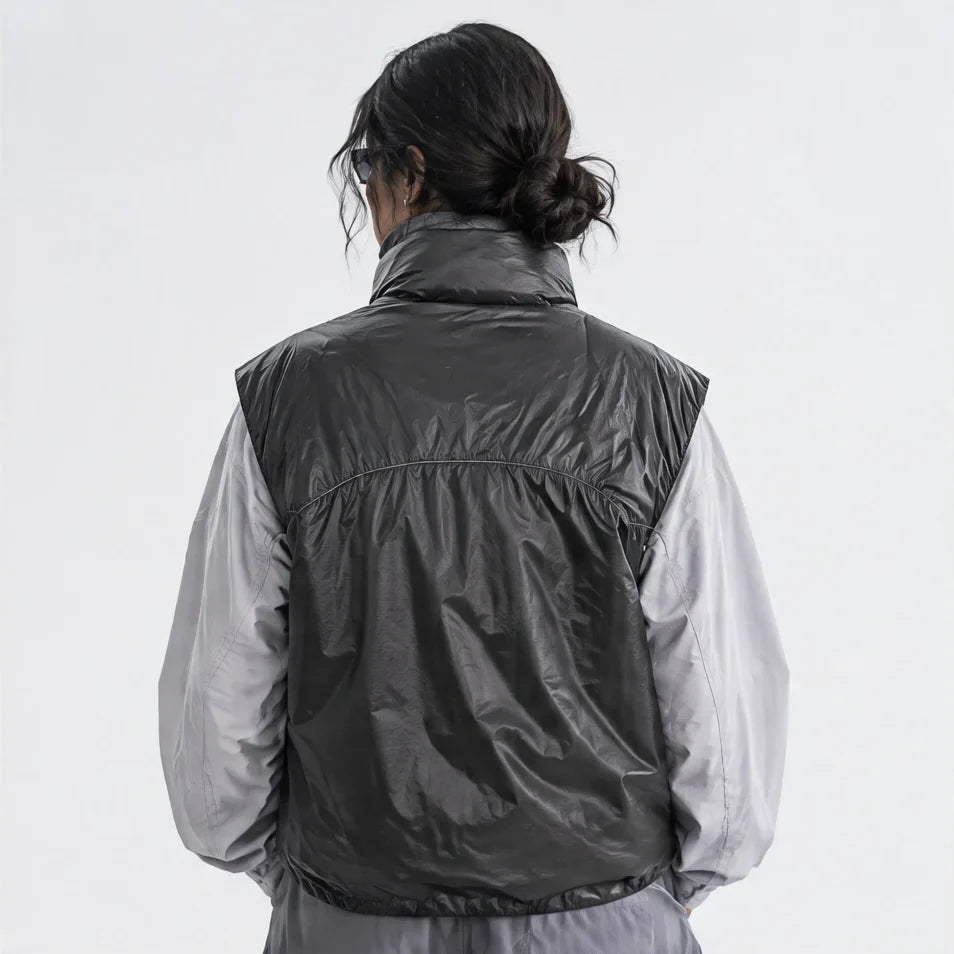 Blore - Unisex 90% White Duck Down Reversible& ColorShift Thermal Puffer Jacket - Green