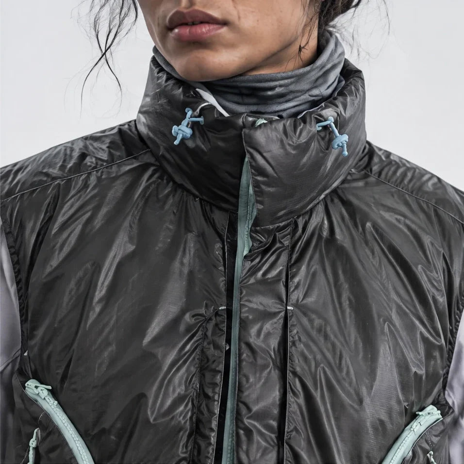 Blore - Unisex 90% White Duck Down Reversible& ColorShift Thermal Puffer Jacket - Green