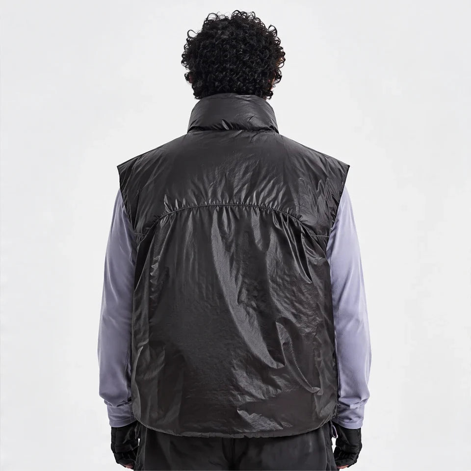 Blore - Unisex 90% White Duck Down Reversible& ColorShift Thermal Puffer Jacket - Purple