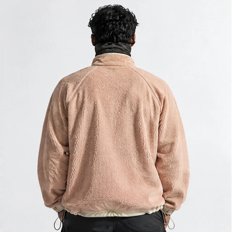 Clam - Unisex Quick-Dry Thermal Fleece Jacket - Beige
