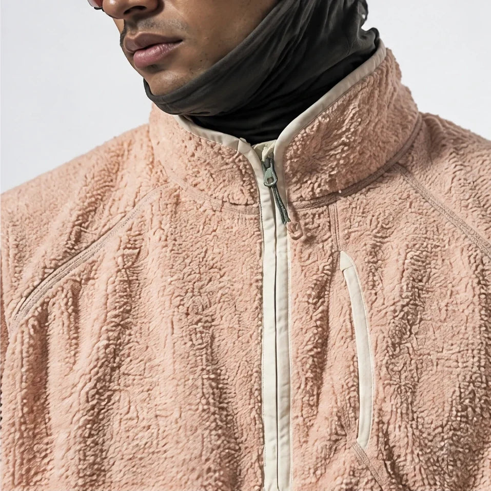Clam - Unisex Quick-Dry Thermal Fleece Jacket - Beige