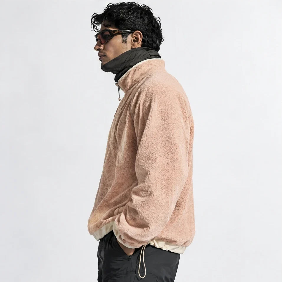Clam - Unisex Quick-Dry Thermal Fleece Jacket - Beige
