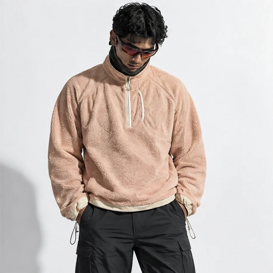 Clam - Unisex Quick-Dry Thermal Fleece Jacket - Beige