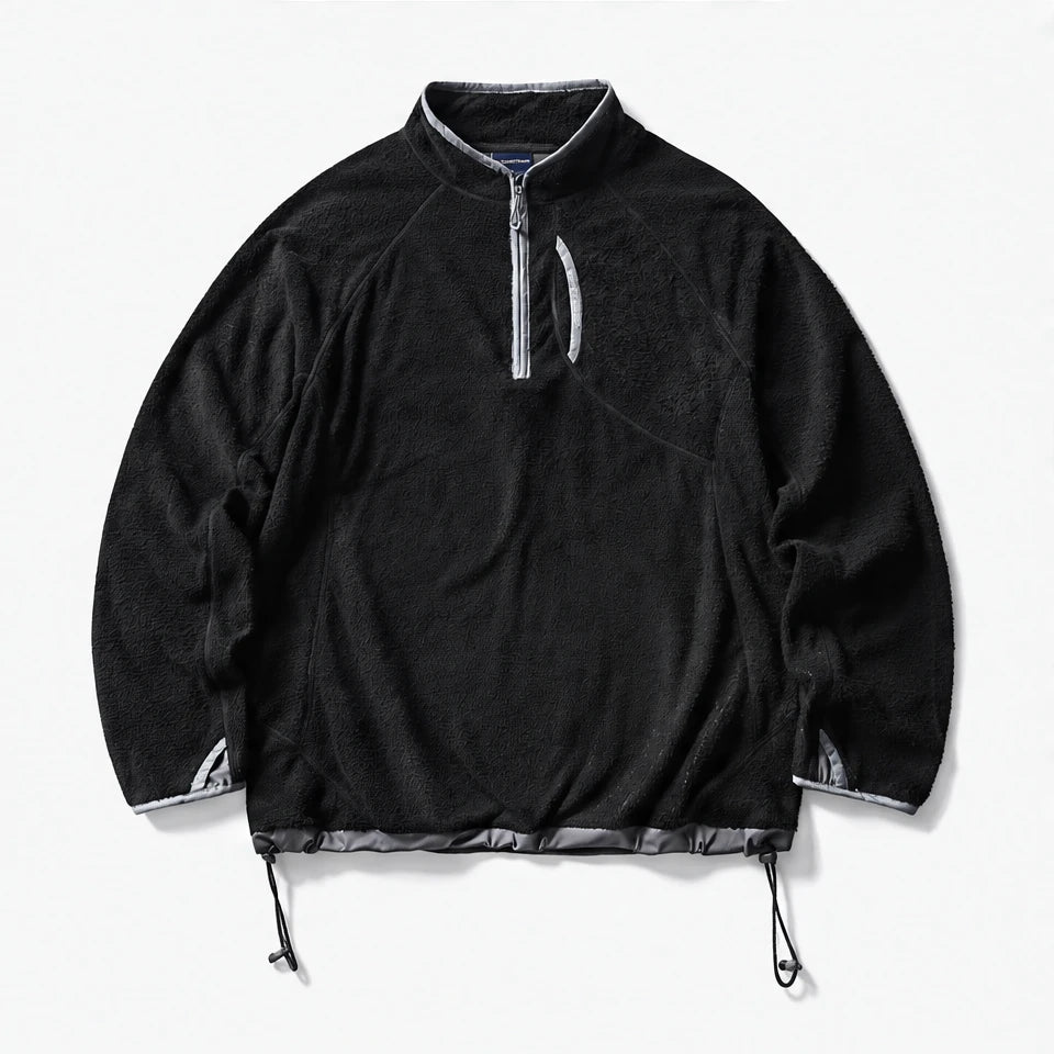 Clam - Unisex Quick-Dry Thermal Fleece Jacket - Black