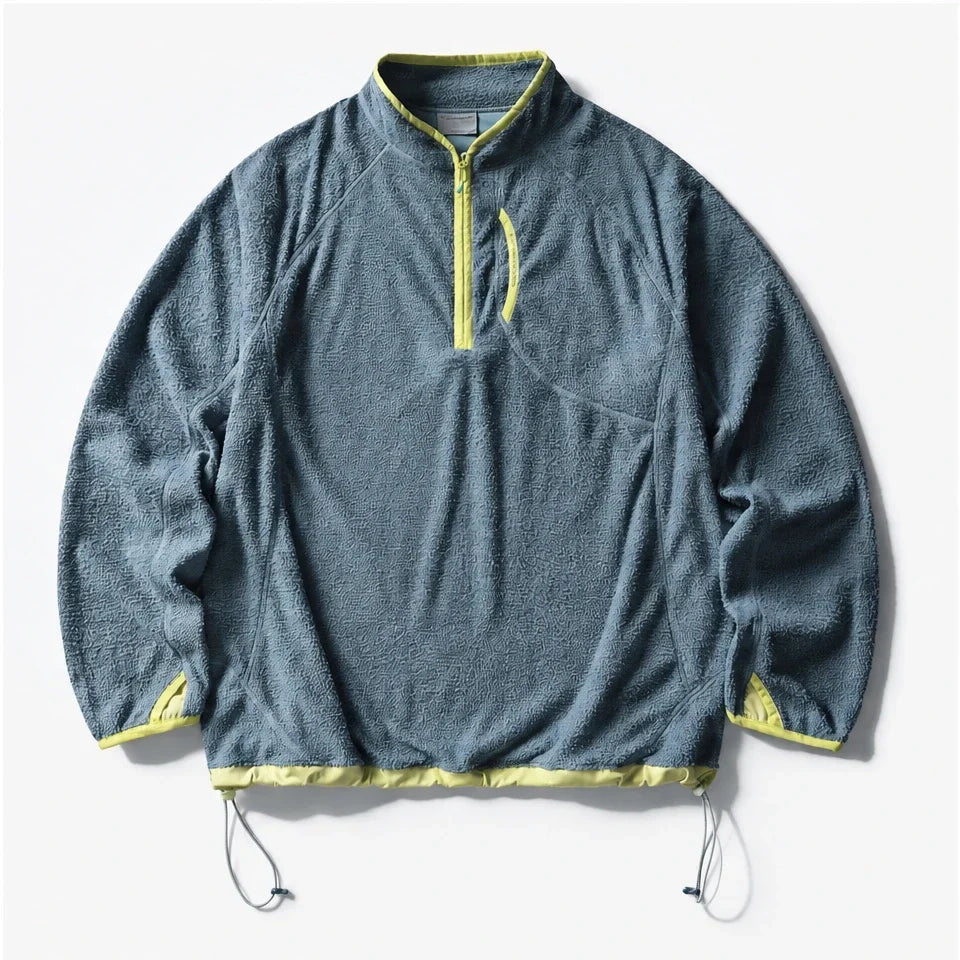 Clam - Unisex Quick-Dry Thermal Fleece Jacket - Blue