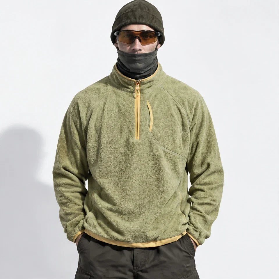 Clam - Unisex Quick-Dry Thermal Fleece Jacket - Green