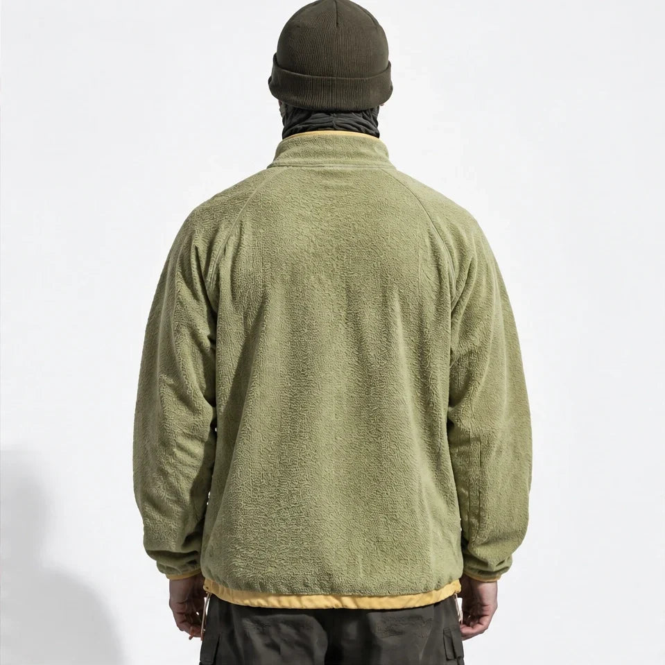 Clam - Unisex Quick-Dry Thermal Fleece Jacket - Green