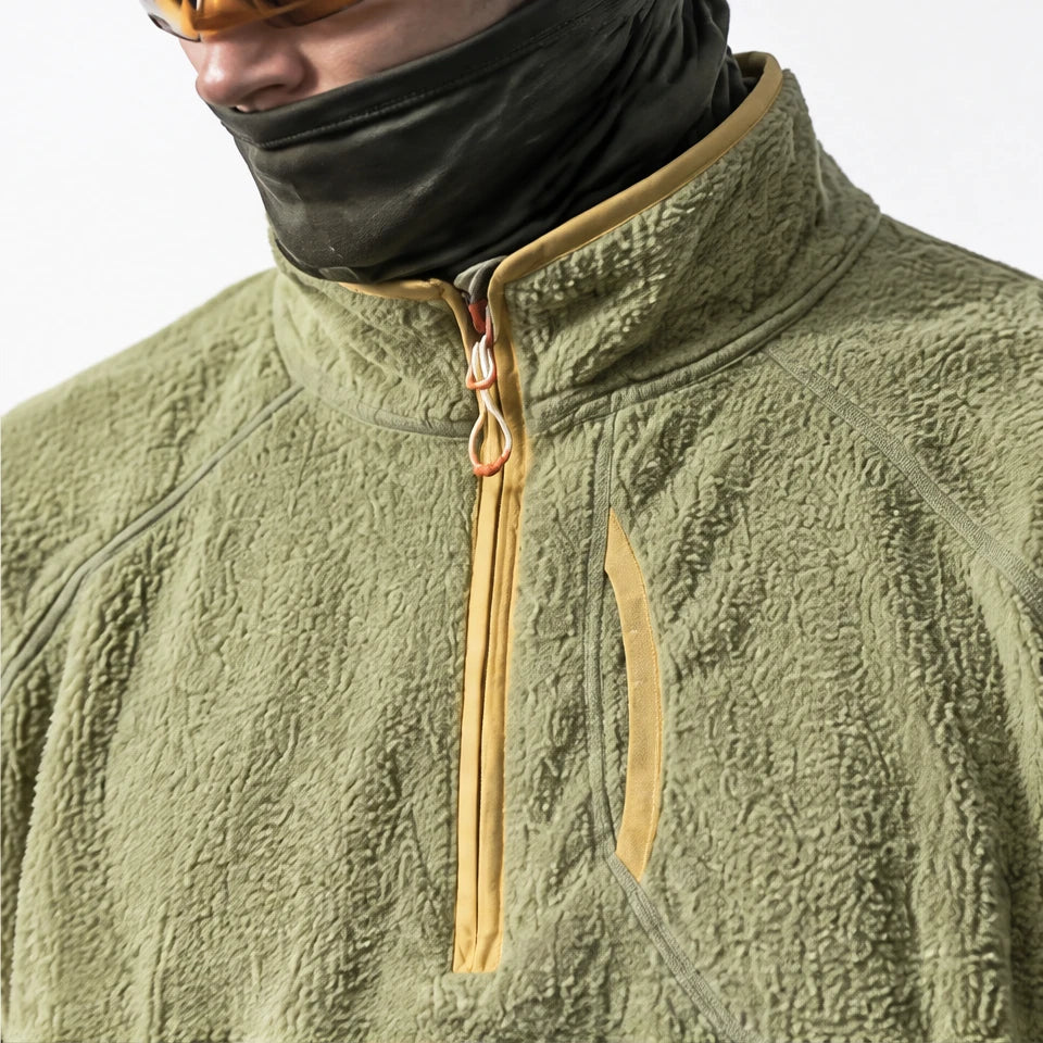 Clam - Unisex Quick-Dry Thermal Fleece Jacket - Green