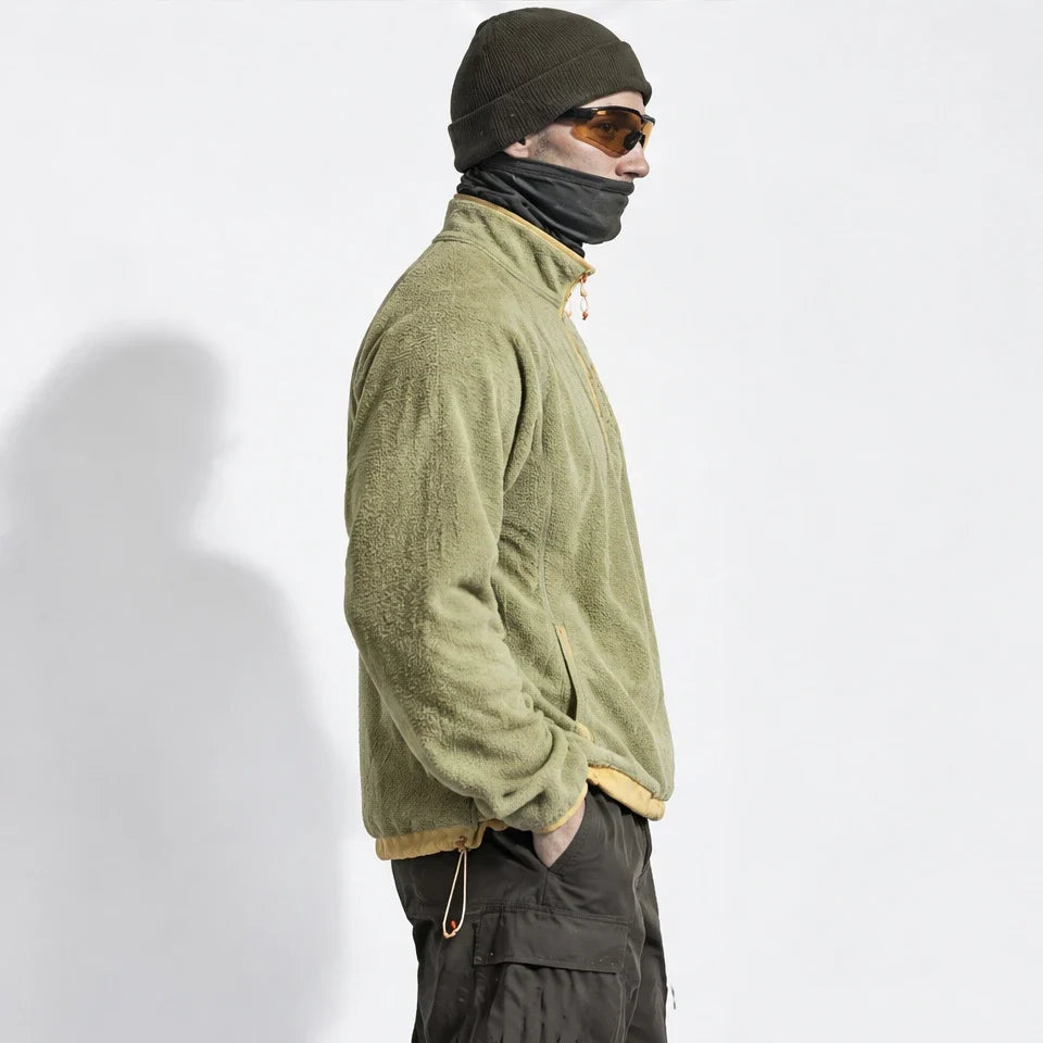Clam - Unisex Quick-Dry Thermal Fleece Jacket - Green