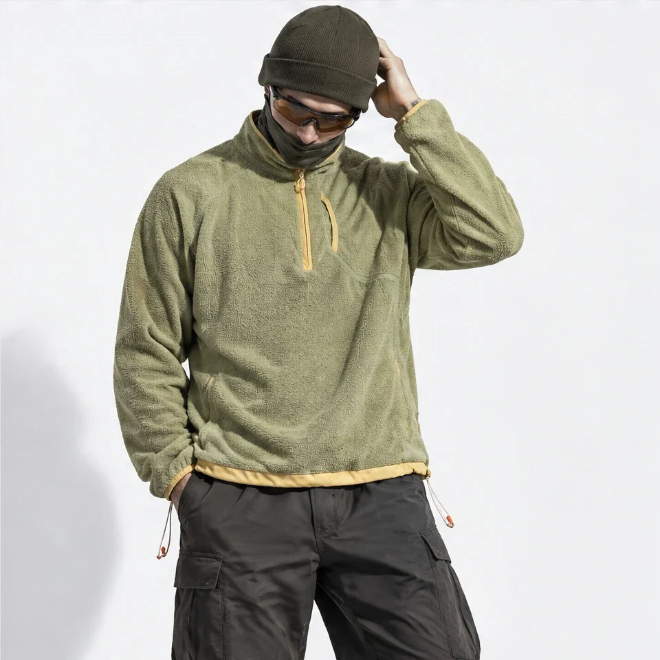 Clam - Unisex Quick-Dry Thermal Fleece Jacket - Green